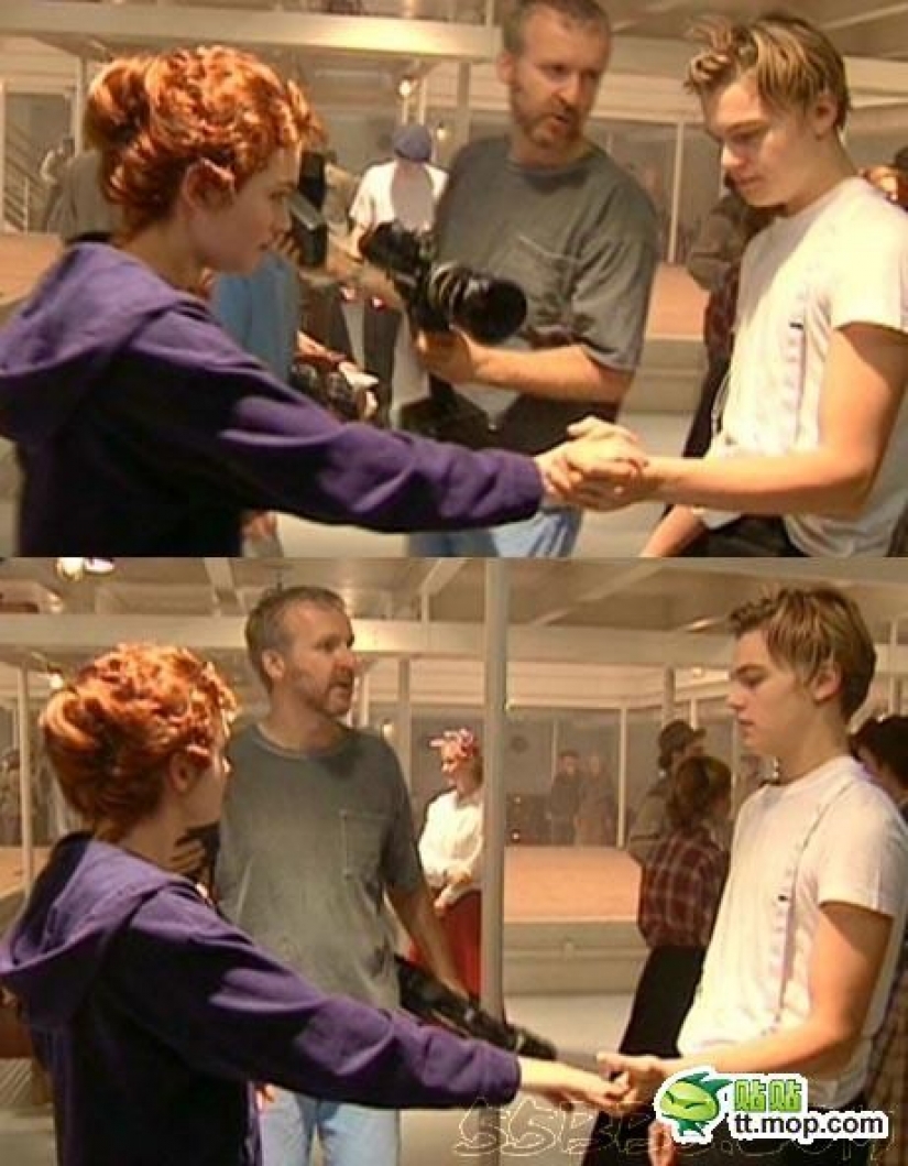 Tomó el Titanic: raras fotos de la filmación