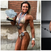 Tough love: the female bodybuilder says she is better in bed than skinny girls
