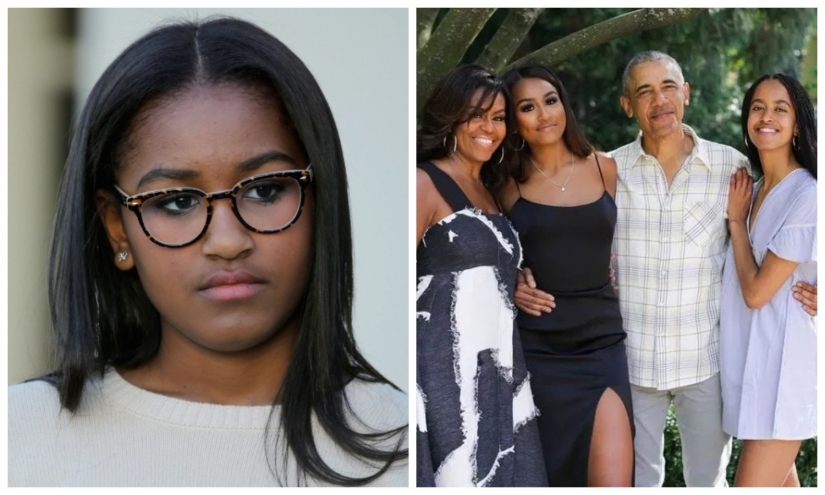 True to herself: Sasha Obama remained unconvinced, despite the high status of the President's daughter