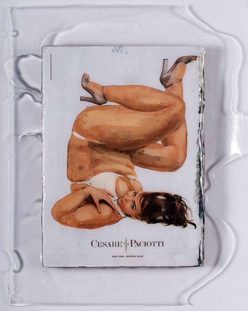 Turkish artist flirts with the unattainable sizes skinny models