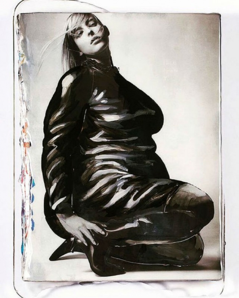 Turkish artist flirts with the unattainable sizes skinny models