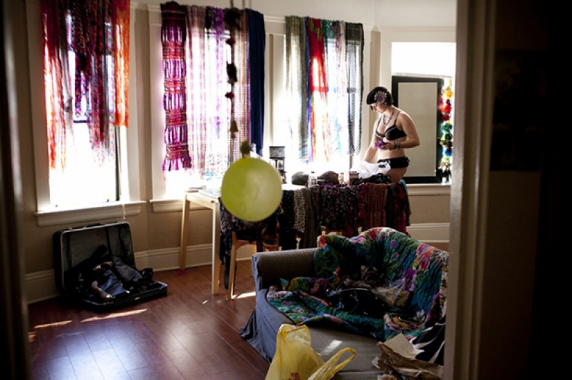 Un día en la vida de 21 años de edad, las mujeres sexy en la parte delantera