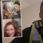 Un virtual despedida de soltera: la policía llegó a la queja de los vecinos y encontrado el apartamento en línea del partido