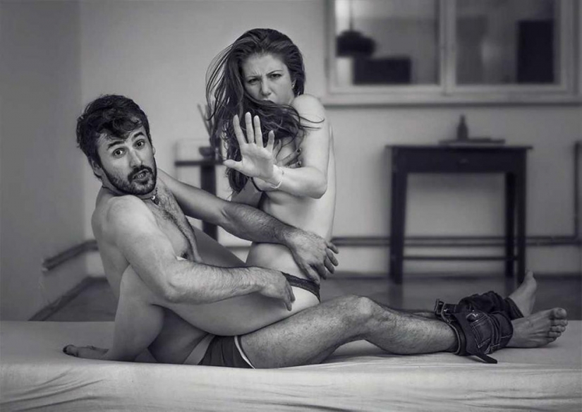 "Una visita inesperada" por el fotógrafo checo "Una visita inesperada" por el fotógrafo checo