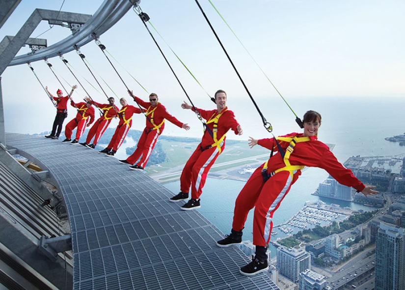 Unusual rides at the observation deck Unusual rides at the observation deck