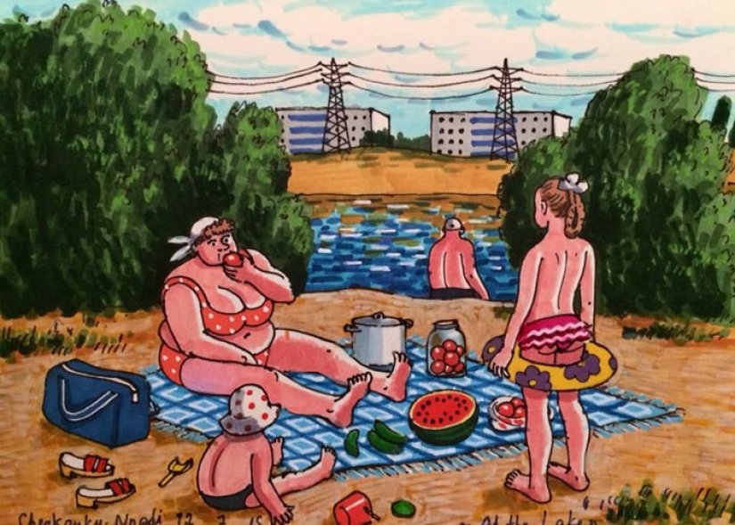 USSR in miniatures: another piece of nostalgia from Israeli artist