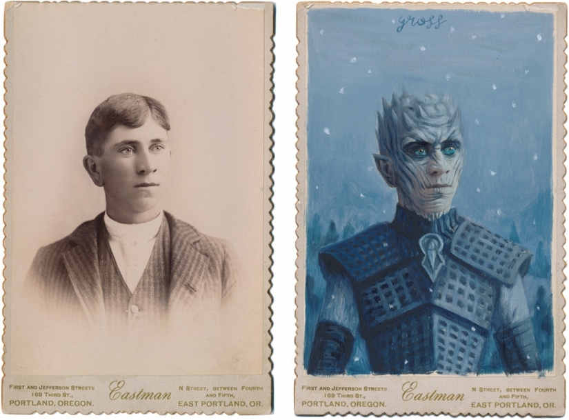 Victorian superheroes: the artist adds pop culture to vintage photo