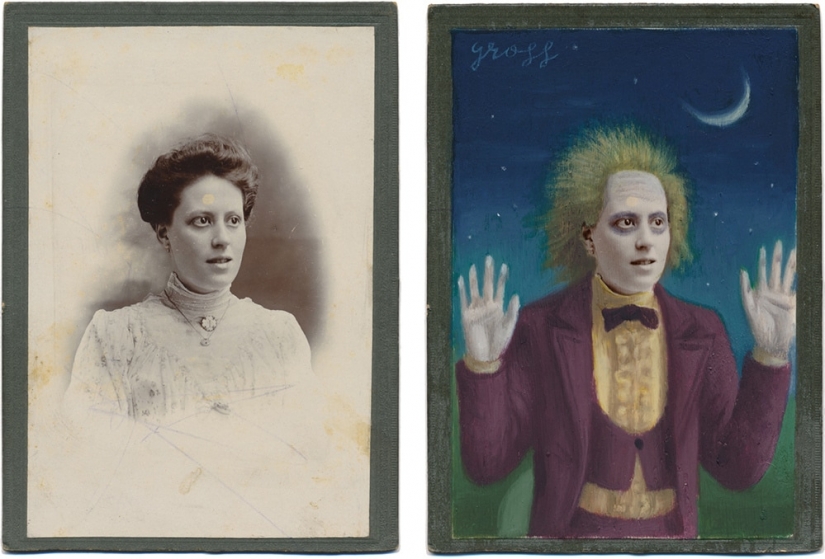 Victorian superheroes: the artist adds pop culture to vintage photo