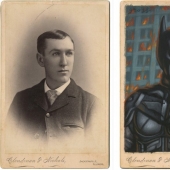 Victorian superheroes: the artist adds pop culture to vintage photo
