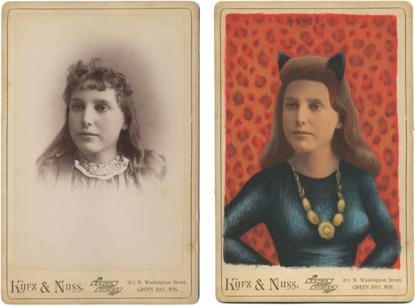 Victorian superheroes: the artist adds pop culture to vintage photo
