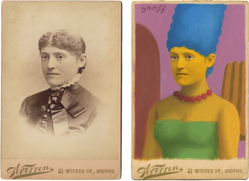 Victorian superheroes: the artist adds pop culture to vintage photo