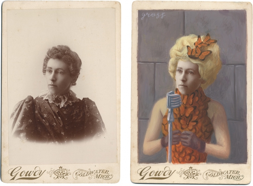 Victoriano superhéroes: el artista agrega la cultura pop vintage de la foto Victoriano superhéroes: el artista agrega la cultura pop vintage de la foto