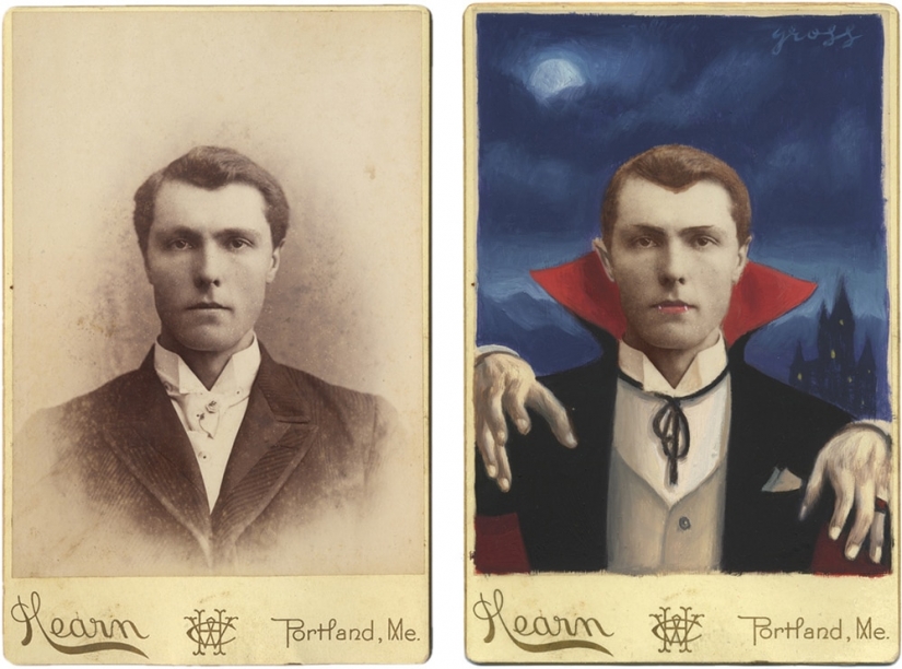 Victoriano superhéroes: el artista agrega la cultura pop vintage de la foto Victoriano superhéroes: el artista agrega la cultura pop vintage de la foto