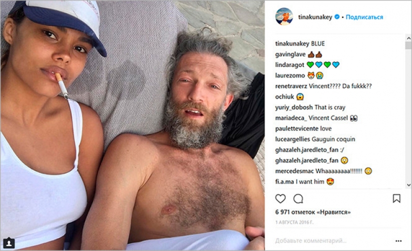 Vincent Cassel y Tina Kunaki: 11 hechos acerca de la novela actor y la joven modelo