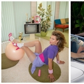 Vintage and sports: Maria Sharapova withdrew in stunning retro photo shoot for the brand Bala