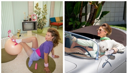 Vintage and sports: Maria Sharapova withdrew in stunning retro photo shoot for the brand Bala Vintage and sports: Maria Sharapova withdrew in stunning retro photo shoot for the brand Bala