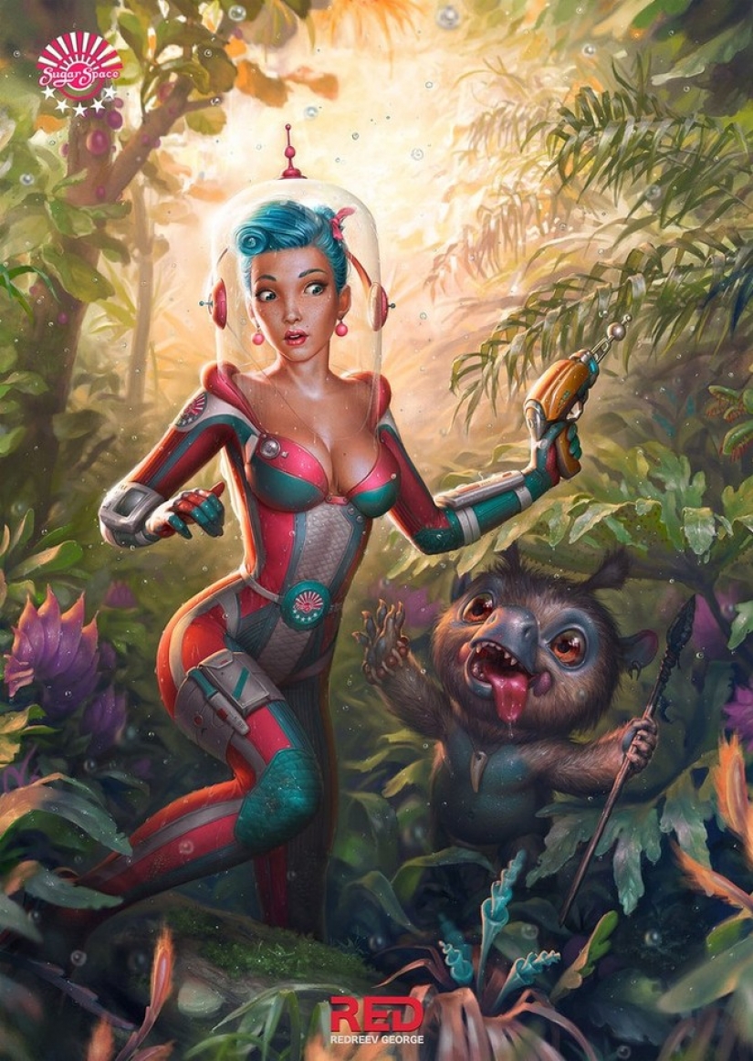 Vivid fantasy worlds of the Chelyabinsk artist George Redreev