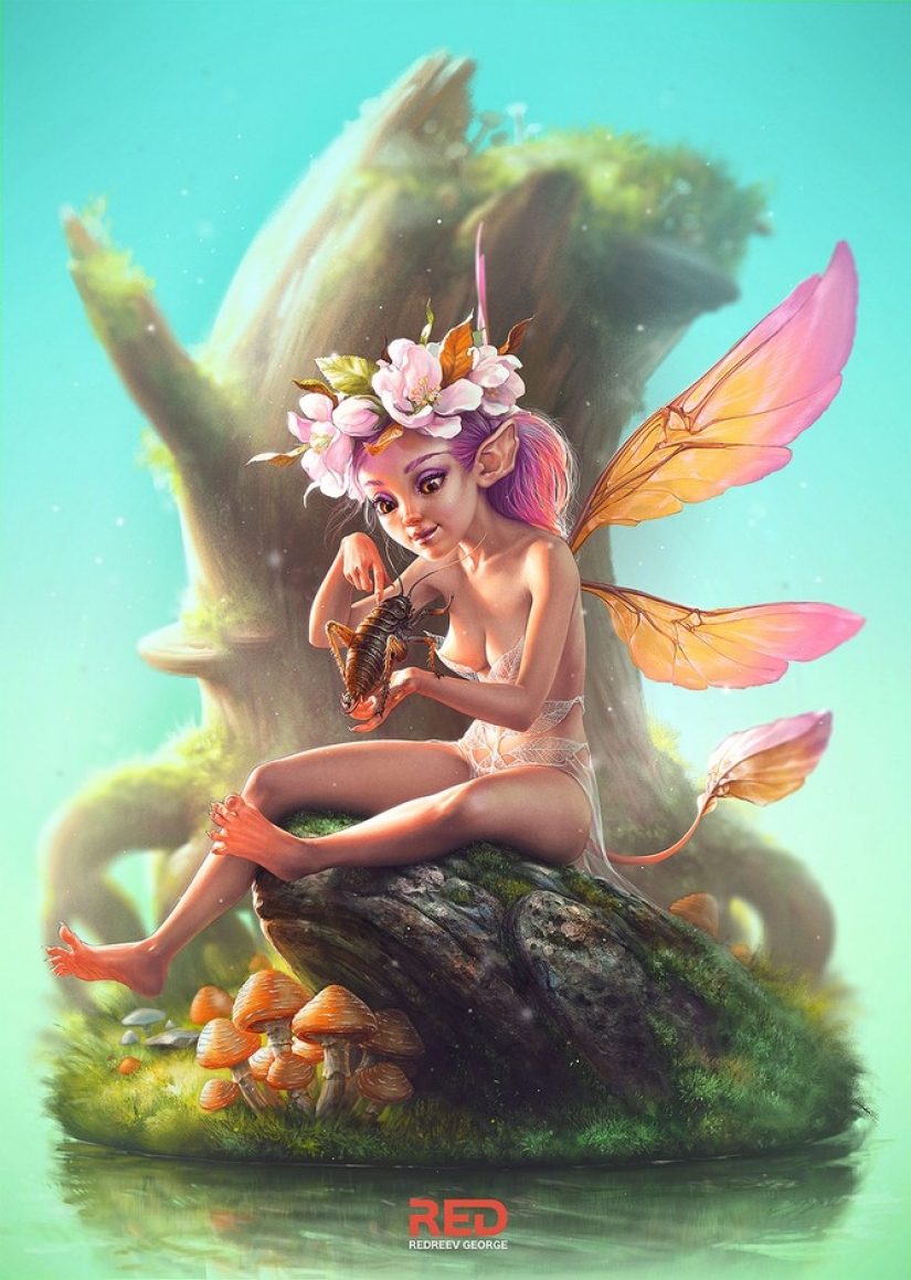 Vivid fantasy worlds of the Chelyabinsk artist George Redreev