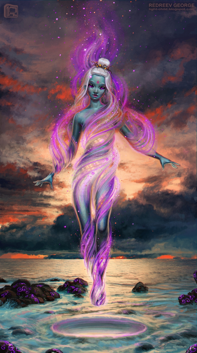 Vivid fantasy worlds of the Chelyabinsk artist George Redreev