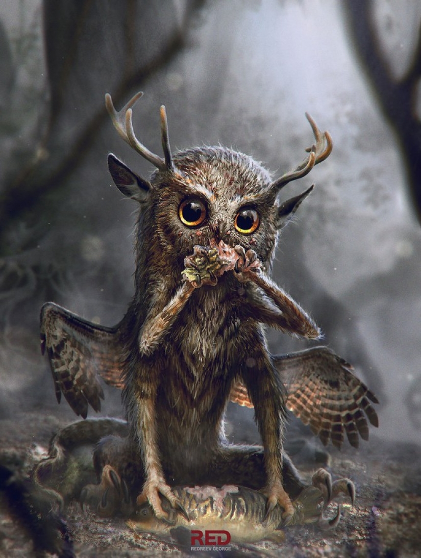 Vivid fantasy worlds of the Chelyabinsk artist George Redreev