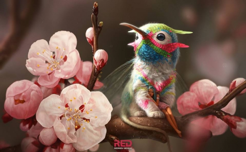 Vivid fantasy worlds of the Chelyabinsk artist George Redreev