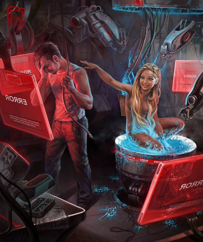 Vivid fantasy worlds of the Chelyabinsk artist George Redreev