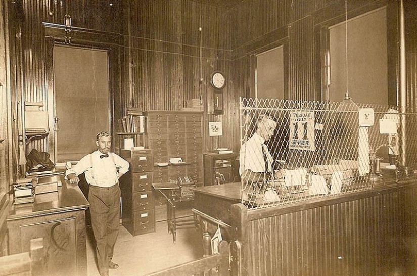 What were the offices a hundred years ago