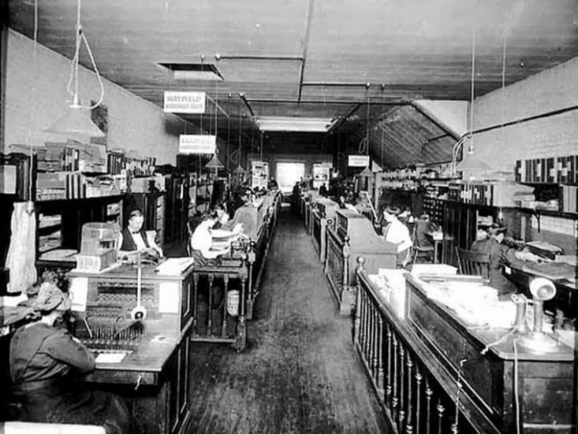 What were the offices a hundred years ago