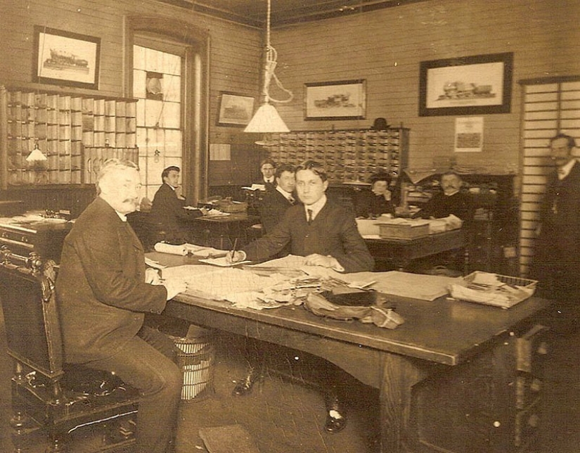 What were the offices a hundred years ago