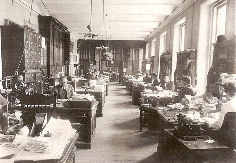What were the offices a hundred years ago