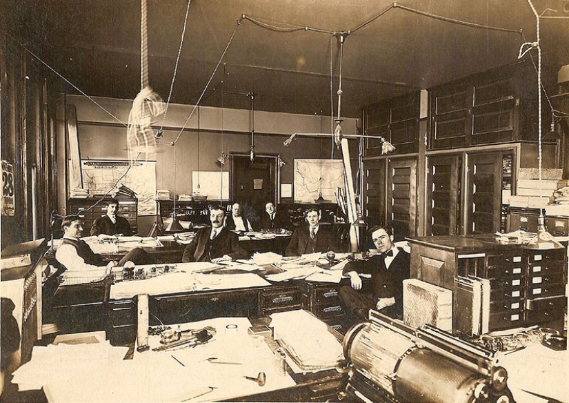 What were the offices a hundred years ago