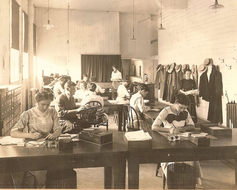 What were the offices a hundred years ago