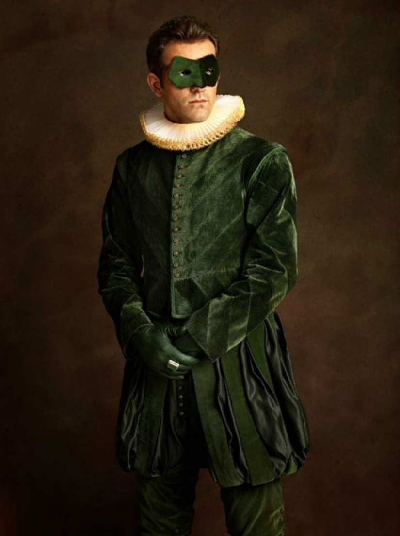 What would superheroes and villains in the paintings of Flemish artists