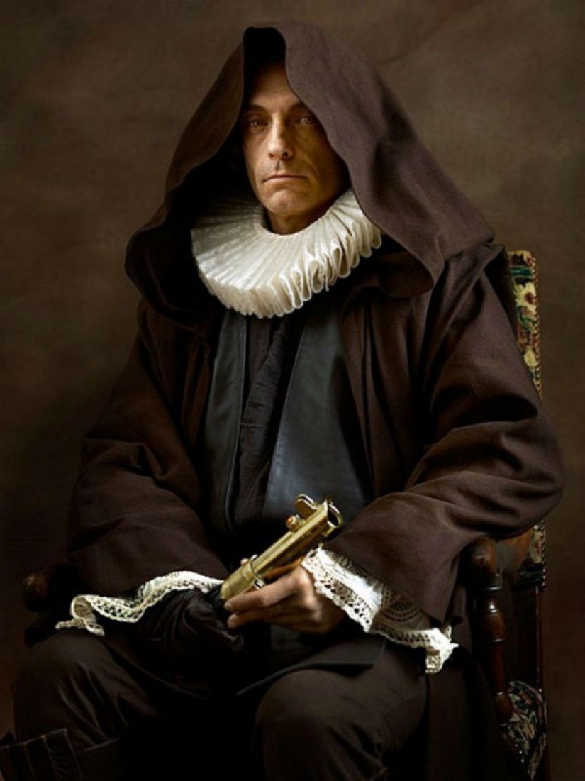 What would superheroes and villains in the paintings of Flemish artists