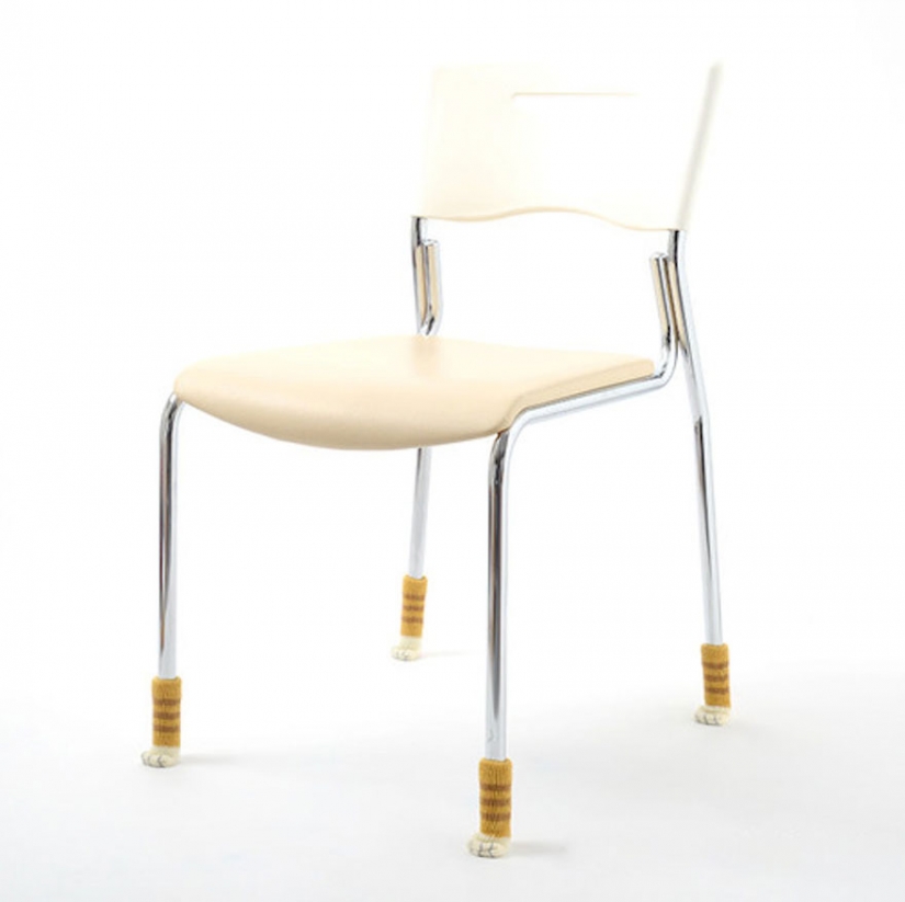 When the furniture has legs