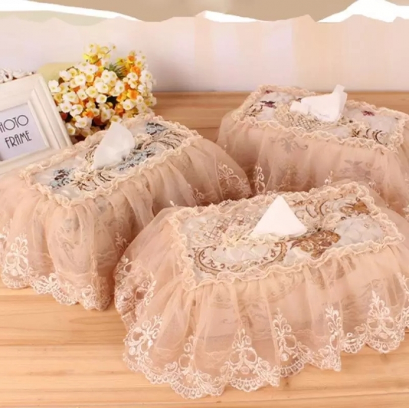 When your tastes are specific and I love ruffles: lace cushion cover from Aliexpress for just the house