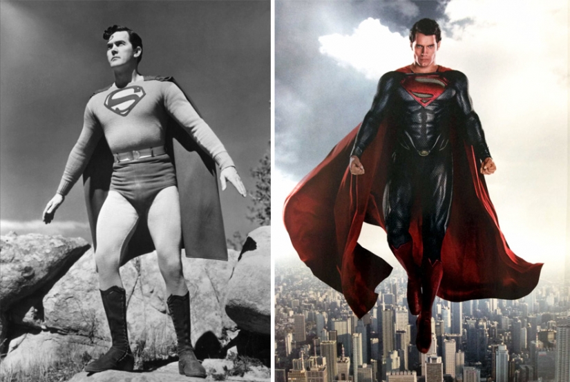 Who are all these people: how superheroes looked in the past