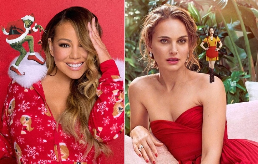 Who sits on your shoulder? Star started a fun Christmas challenge to Instagram