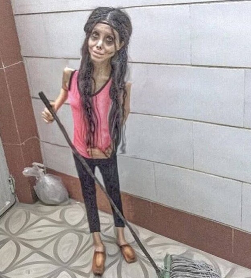 Zombie copia Angelina Jolie se muere de coronavirus en Irán a la cárcel