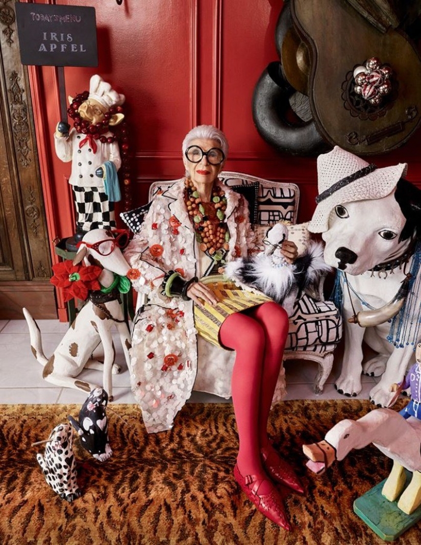 10 consejos sobre el estilo y la vida de lujo de iris Apfel