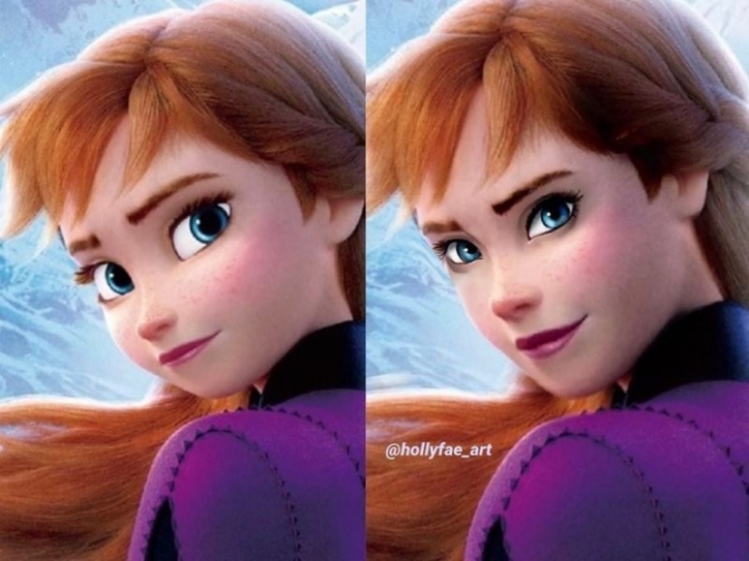 10 Disney cartoon characters with more realistic Faces