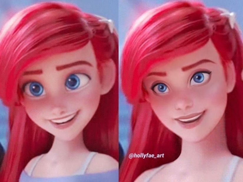 10 Disney cartoon characters with more realistic Faces