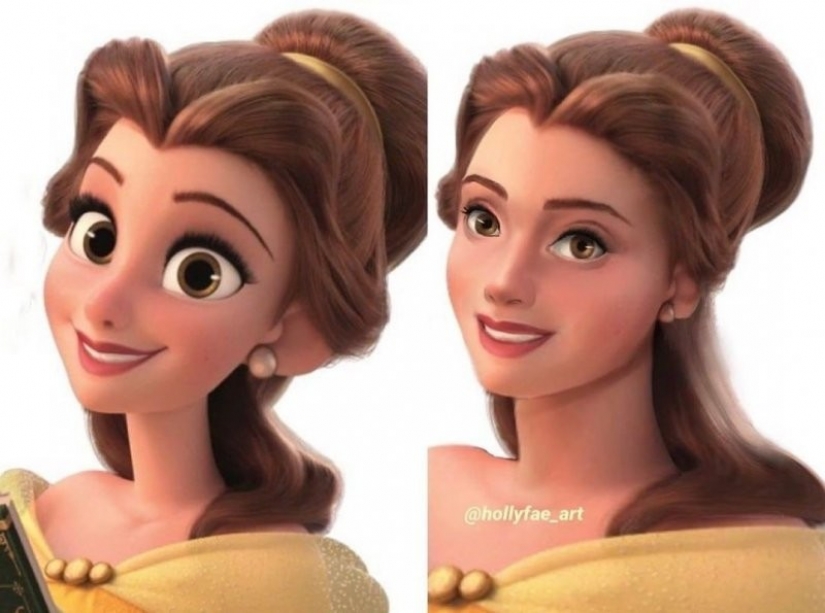 10 Disney cartoon characters with more realistic Faces