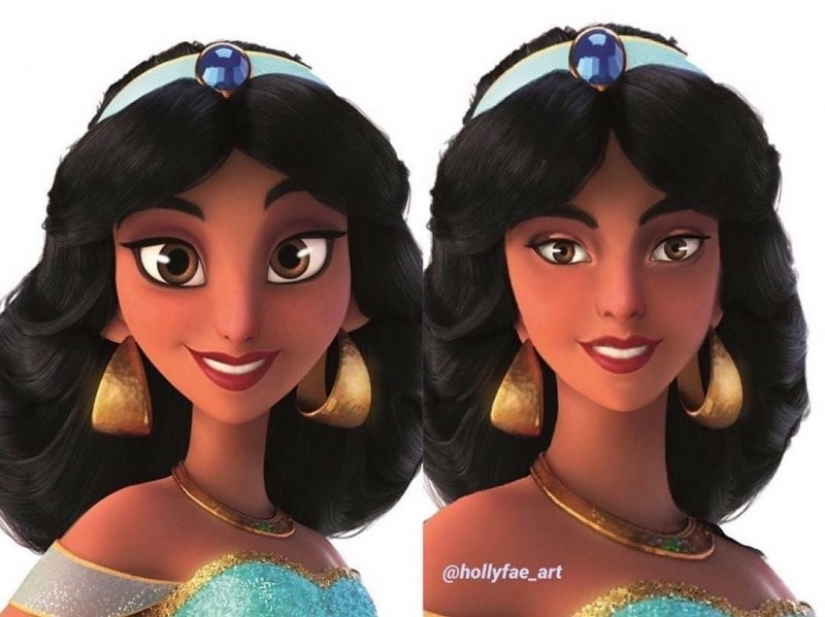 10 Disney cartoon characters with more realistic Faces