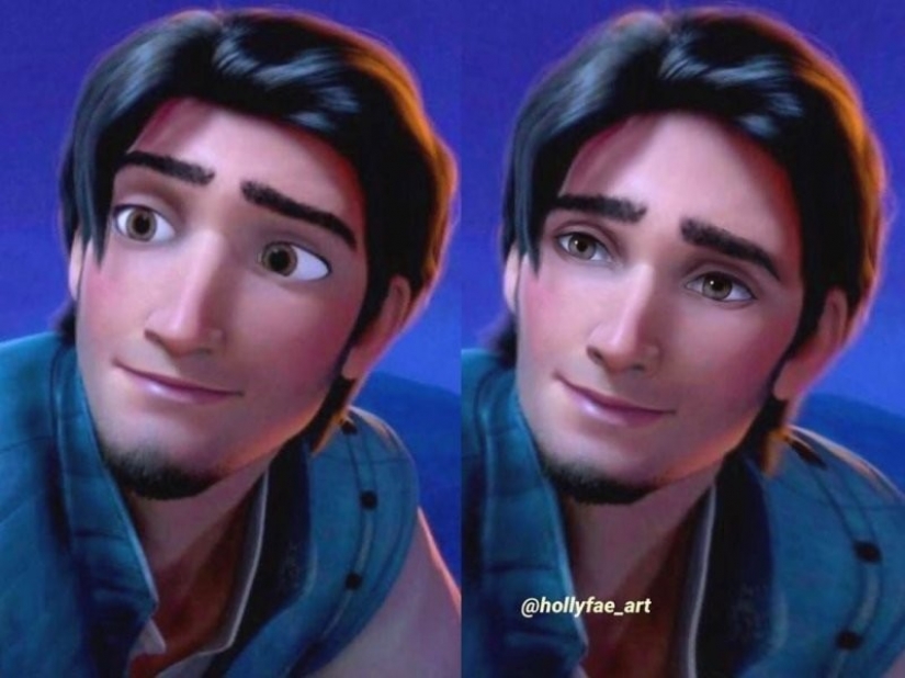 10 Disney cartoon characters with more realistic Faces