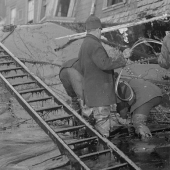 10 fotos impresionantes de azúcar en la inundación en la ciudad de Boston