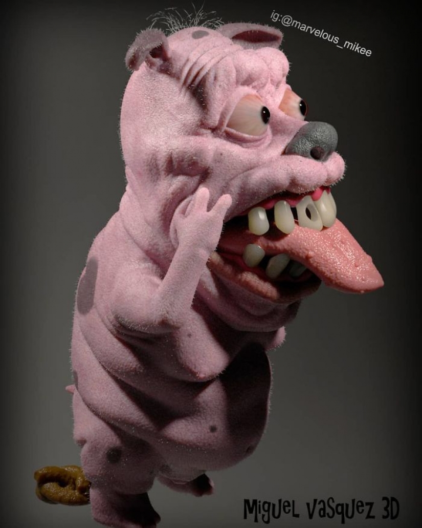 10 realistic cartoon characters from Miguel Vasquez 10 realistic cartoon characters from Miguel Vasquez