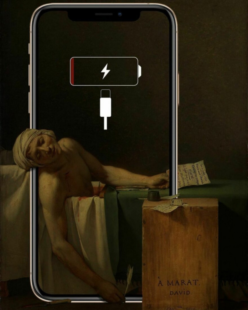 12 classic paintings that have updated in the context of social networks