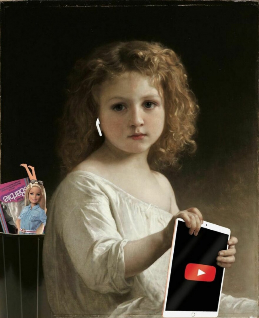 12 pinturas clásicas que se han actualizado en el contexto de las redes sociales