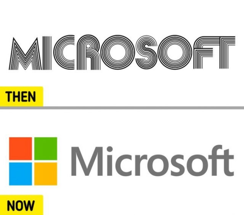 13 logotipos de marcas famosas que han cambiado en los últimos 50 años